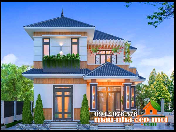 Biệt thự 2 tầng nông thôn 90m2