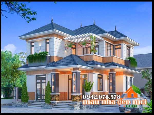 biet thu 2 tang mini mai nhat