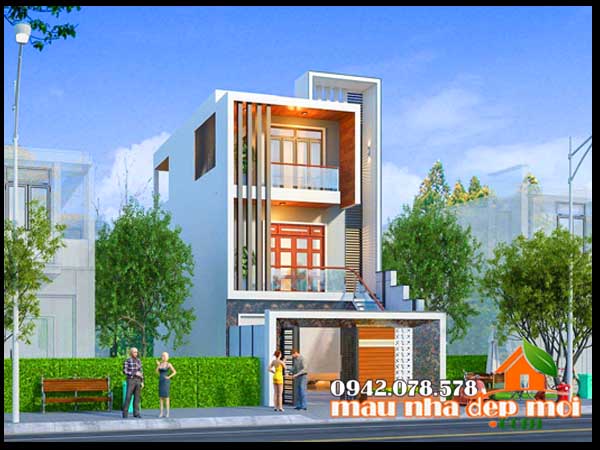 nha pho 3 tang hien dai 6x13m