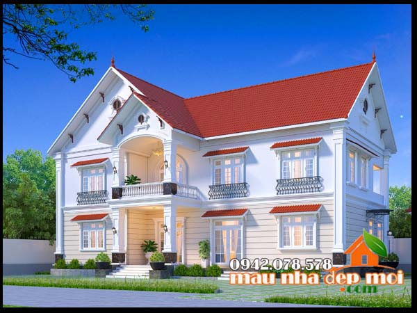 biet thu 2 tang mai thai